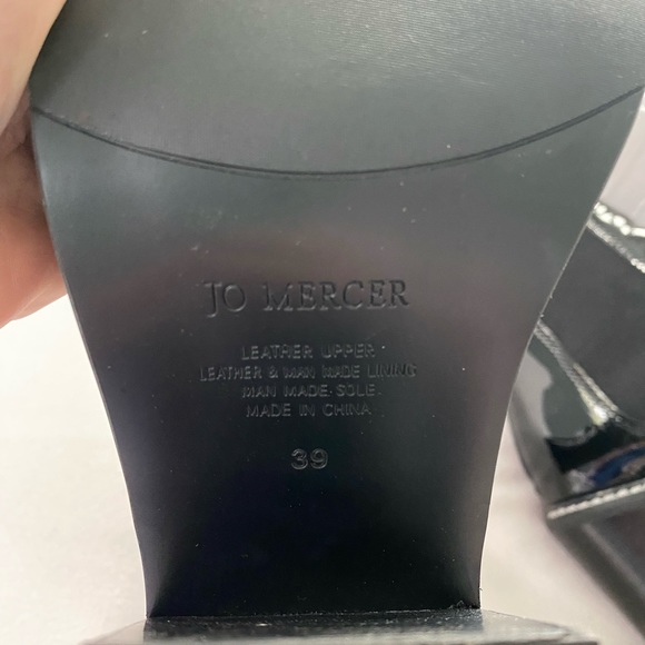 Jo mercer luxe black patent ankle boots size 39 - Picture 11 of 13